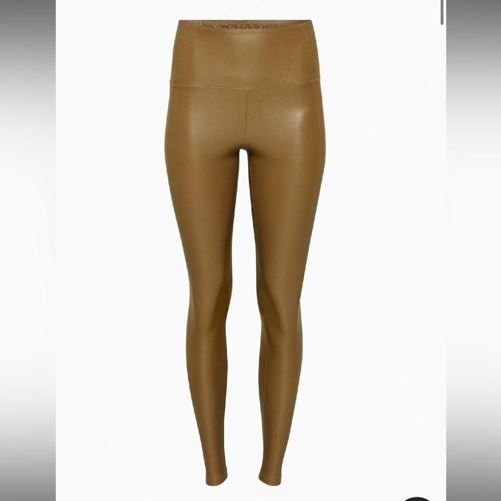 High-Waisted Brown Leggings